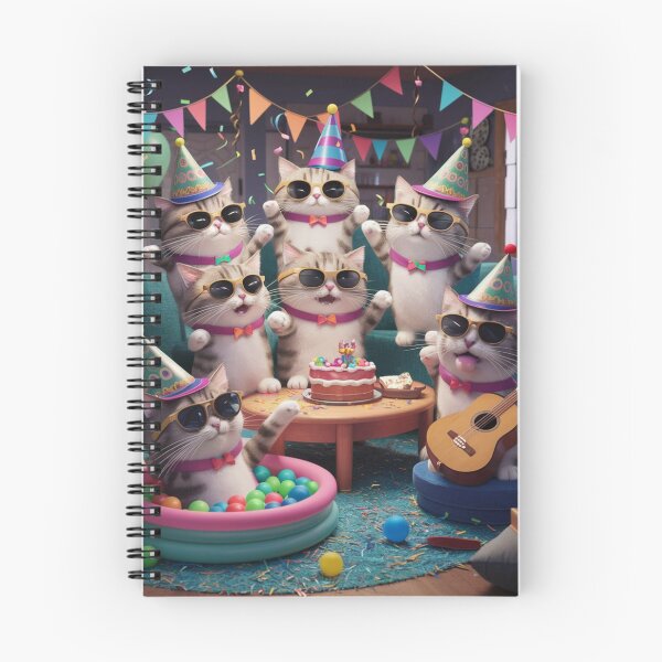 Item preview, Kitty Party: The Mischievous Kitten Bash designed and sold by Hansterhs.