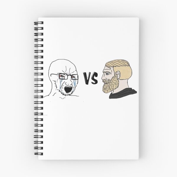 Item preview, crying wojak chad Soyboy Vs Yes Chad designed and sold by Maystro-design.