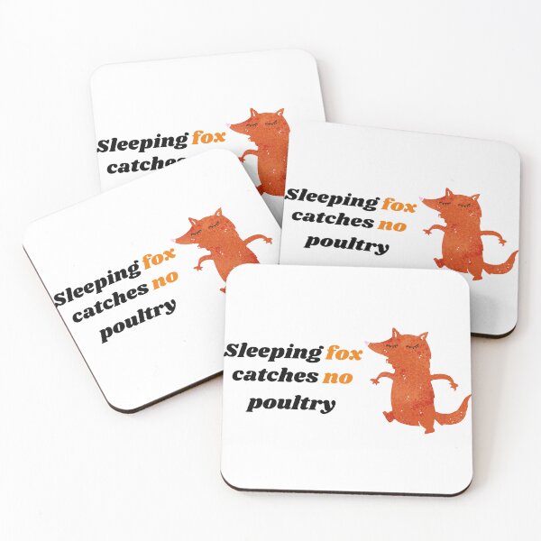 Item preview, sleeping fox catches no poultry . designed and sold by artcultreone.