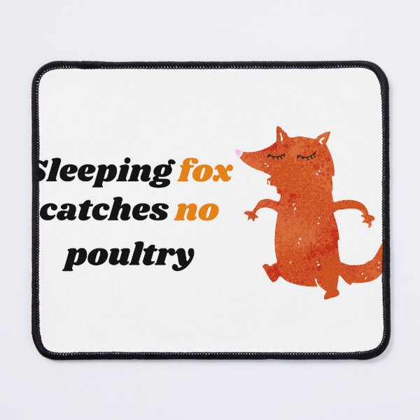 Item preview, sleeping fox catches no poultry . designed and sold by artcultreone.
