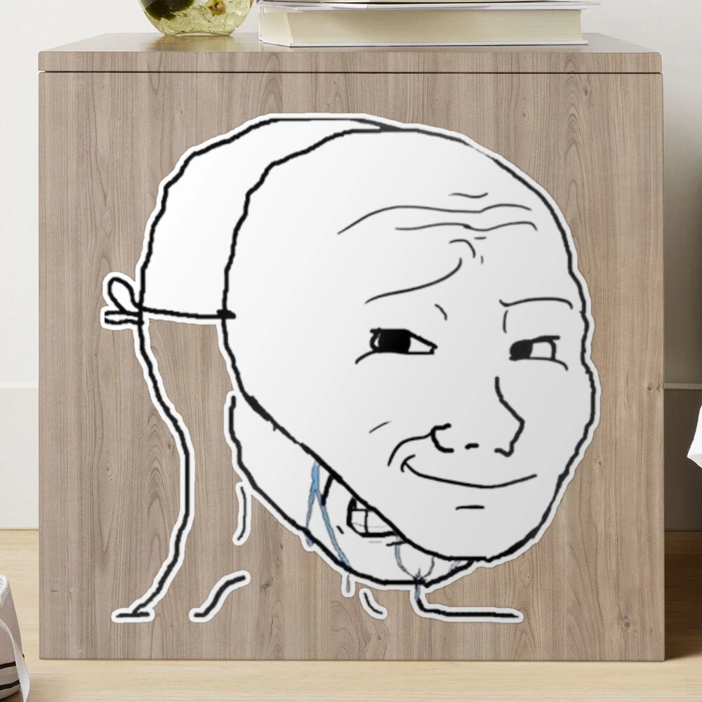 crying wojak mask Crying inside meme funny angry sad pepe 