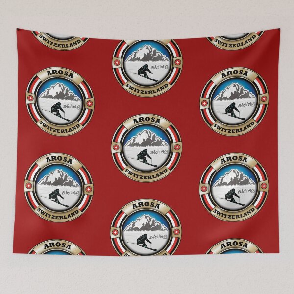 Item preview, Arosa Switzerland skiing designed and sold by studioss76.