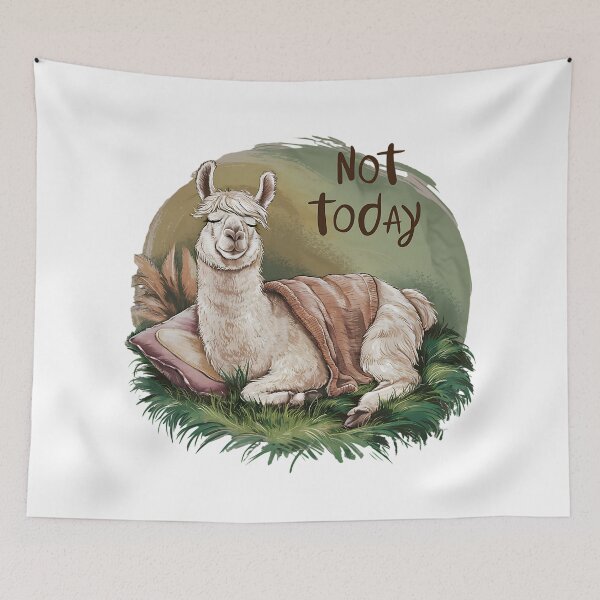 Item preview, Not today llama designed and sold by Dago345.