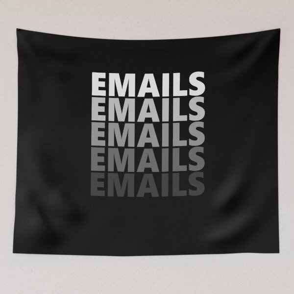 Item preview, Emails Emails Emails Workplace Messaging designed and sold by FWLKIT.