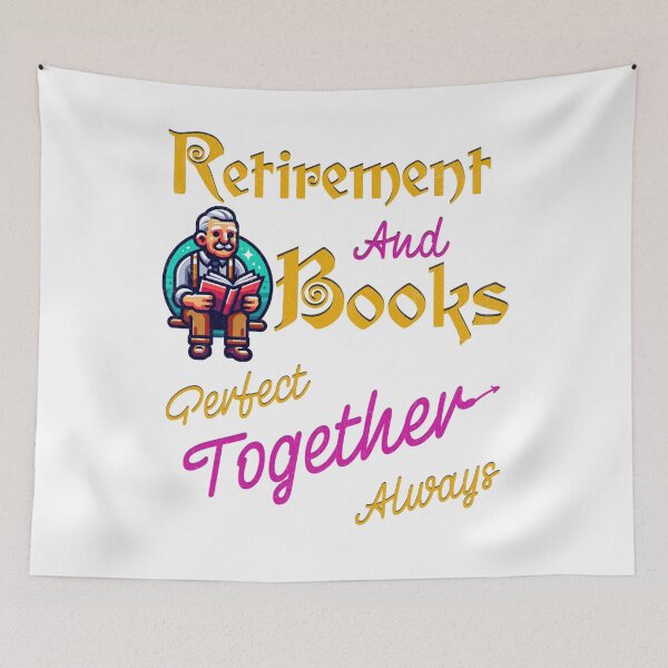 Item preview, Cute Perfect Bookish Gift for retired grandparents. designed and sold by PrintSparkDesigns.