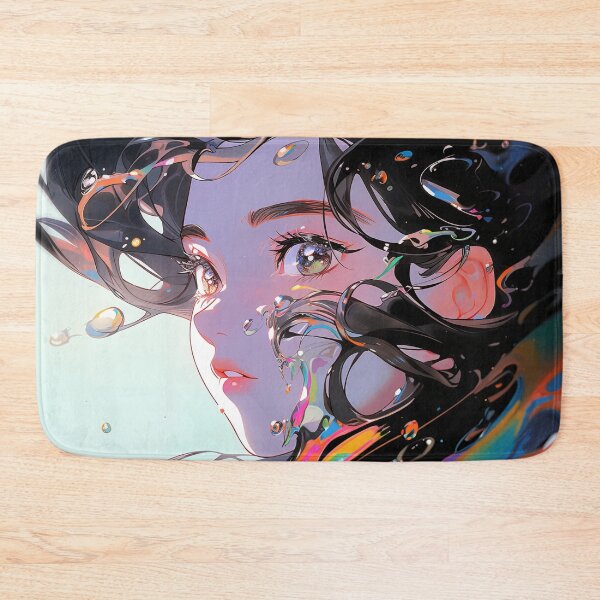 Item preview, Vibrant Surreal Liquid Fantasy Anime Girl designed and sold by bubblegoth.