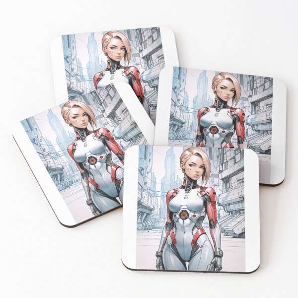 Item preview, Cyborg Girl designed and sold by ArtCraftLab.