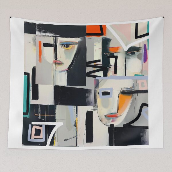 Item preview, Abstract Faces 3 designed and sold by Irena Orlov.