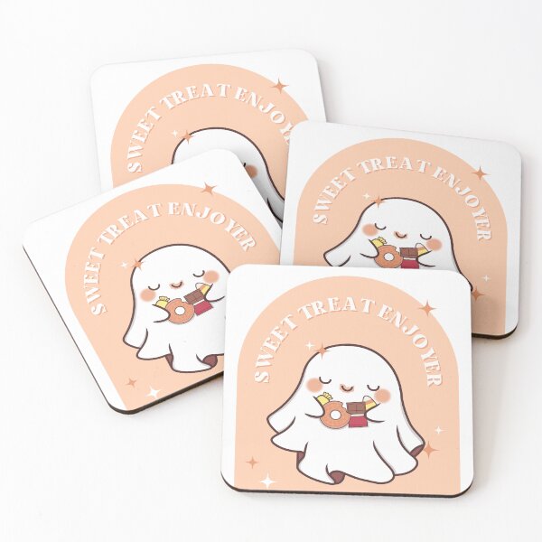 Item preview, Sweet Treat Enjoyer, Cute Kawaii Ghost designed and sold by April's Escape.