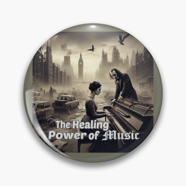Item preview, The Healing Power Of Music designed and sold by Surreallytee.