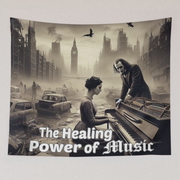 Item preview, The Healing Power Of Music designed and sold by Surreallytee.