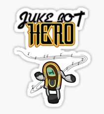 Juke Bot Hero - Musical notes variant Sticker