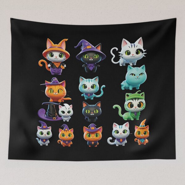 Item preview,  Funny Group Of Cats designed and sold by Caticats.