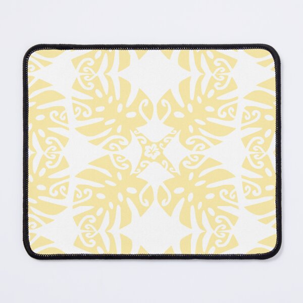Item preview, MARAMA - tangerine (Polynesian plant pattern) designed and sold by Nesian-Tahiti.