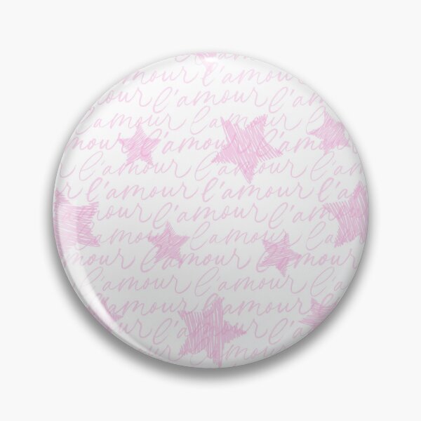 Item preview, Love l'amour Stars Amour allover pattern designed and sold by monpetitbijou.