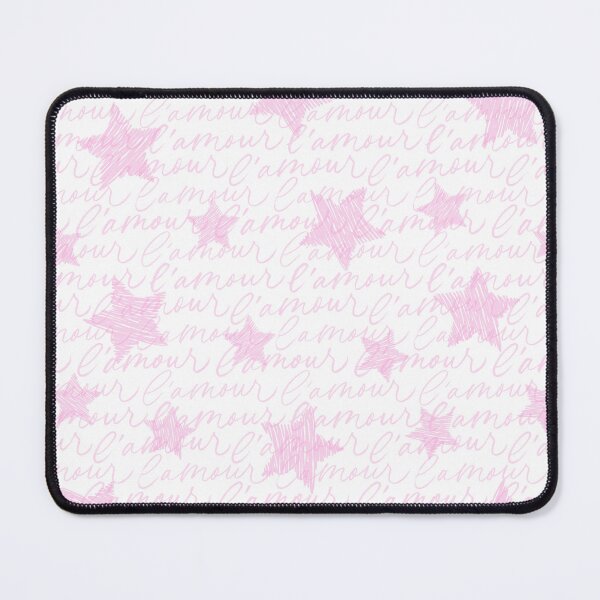 Item preview, Love l'amour Stars Amour allover pattern designed and sold by monpetitbijou.