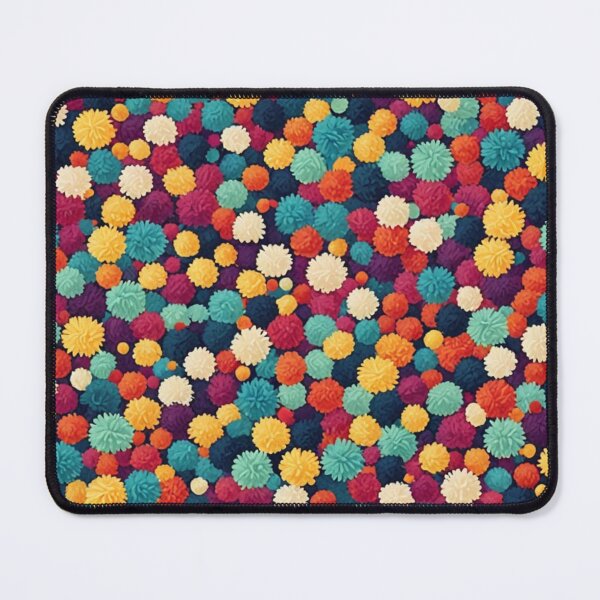 Item preview, Abstract Colorful Pom Pom Pattern designed and sold by calibrit.