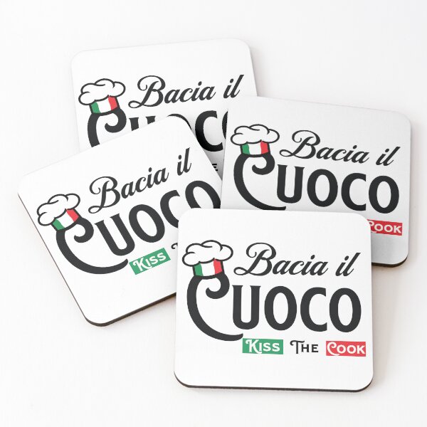 Item preview, ITALIAN KISS THE COOK designed and sold by Freshinkshop.