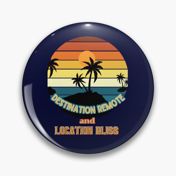 Item preview, Destination Remote and Location Bliss (Vintage) designed and sold by Tripp Art Studio.