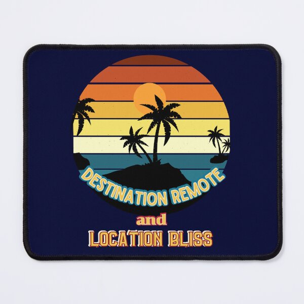 Item preview, Destination Remote and Location Bliss (Vintage) designed and sold by Tripp Art Studio.