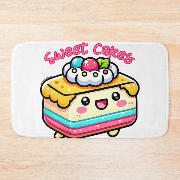 Item preview, Charming Kawaii Sweet Cakes Illustration – Cute Kawaii Cake Design designed and sold by KawaiiCherryPie.