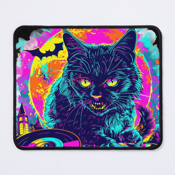 Item preview, Evil DJ Cat designed and sold by Caracas-Vintage.