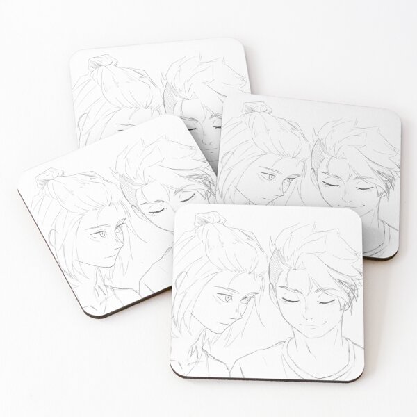 Item preview, Lineart of Manga 19 Days - Zhan Zheng Xi and Jian Yi - No background designed and sold by Mit_Soushi.