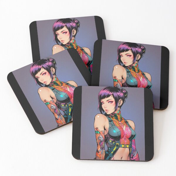 Aperçu de l'œuvre Cyborg Girl créée et vendue par ArtCraftLab.