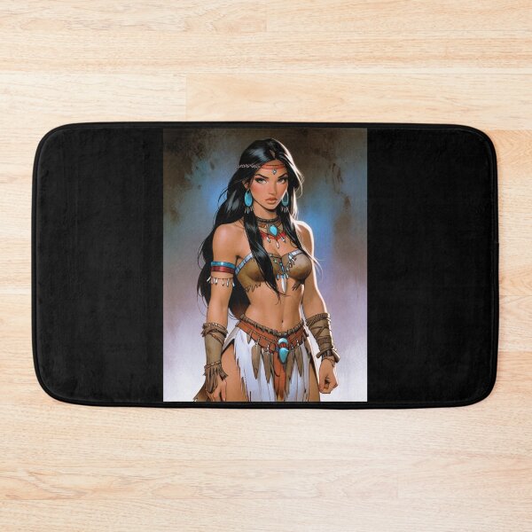 Item preview, Native American Indian Woman designed and sold by ArtCraftLab.