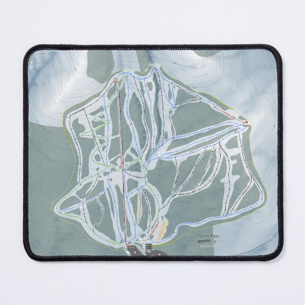 Item preview, Teton Pass Resort Trail Map designed and sold by Mapsynergy.