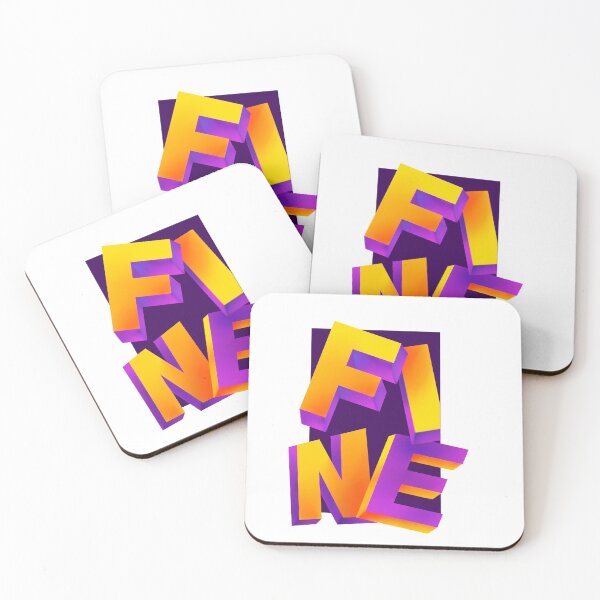 Item preview, Bright voluminous FINE lettering designed and sold by Lara-ArtFiesta.