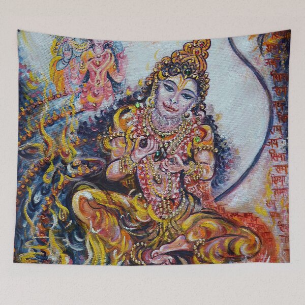 Item preview, Hanuman - ecstatic chanting in Rama devotion designed and sold by Harsh  Malik.