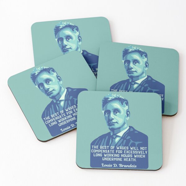 Item preview, Louis D. Brandeis Portrait and Quote designed and sold by Unhinged Heather.