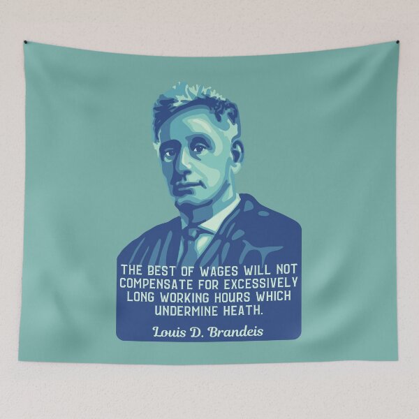 Item preview, Louis D. Brandeis Portrait and Quote designed and sold by Unhinged Heather.