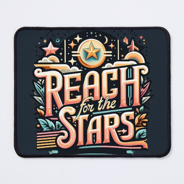 Item preview, Reach for the Stars, typography designed and sold by maxmaj.