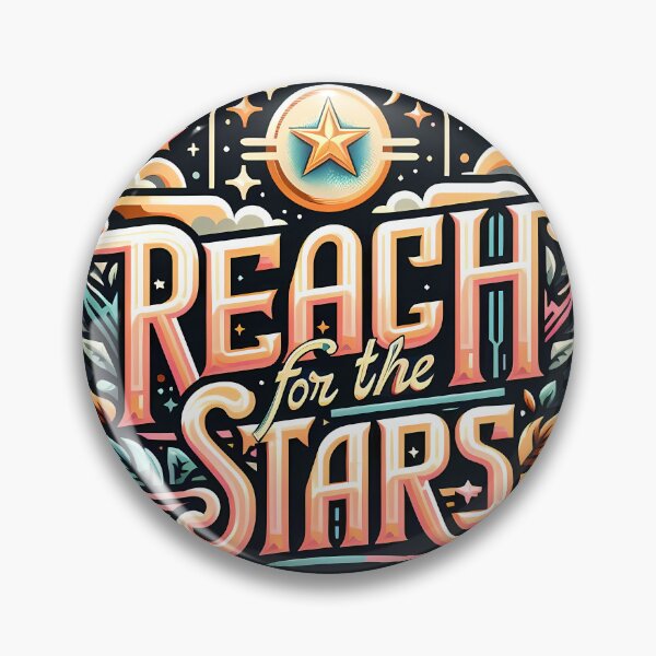 Item preview, Reach for the Stars, typography designed and sold by maxmaj.
