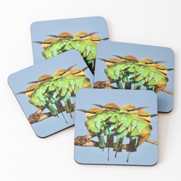 Item preview,  Rainbow Bee-eaters, 4 this time designed and sold by Mark Grimsley.