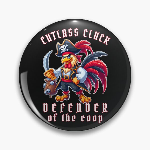 Item preview, Talk like a pirate - Cutlass Cluck: Defender of the Coop, Pirate Rooster  designed and sold by Oz64.
