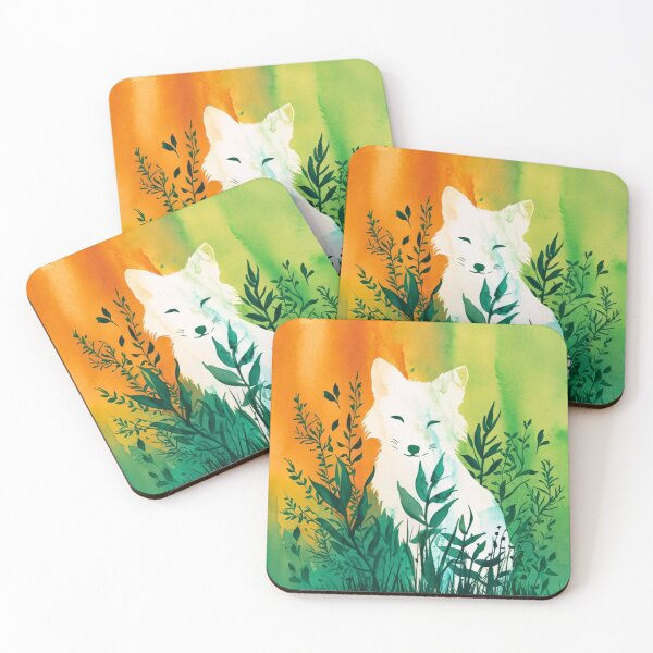 Item preview, Cute Fox. Adorable fox, watercolor fox, fox drawing, floral fox, fox image designed and sold by FoxVibes.