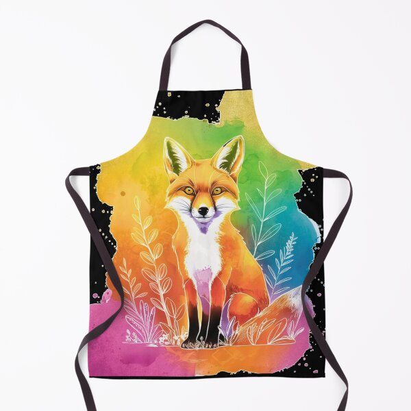 Item preview, Cute Fox. Adorable fox, watercolor fox, fox drawing, floral fox, fox image designed and sold by FoxVibes.
