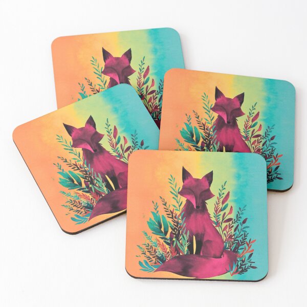 Item preview, Cute Fox. Adorable fox, watercolor fox, fox drawing, floral fox, fox image designed and sold by FoxVibes.