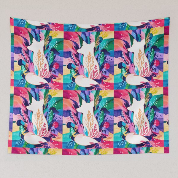 Artikelvorschau, Süßer Fuchs. Entzückender Fuchs, Aquarellfuchs, Fuchszeichnung, Blumenfuchs, Fuchsbild entworfen und verkauft von FoxVibes.