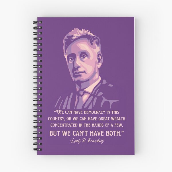 Item preview, Louis D. Brandeis Portrait and Quote designed and sold by Unhinged Heather.
