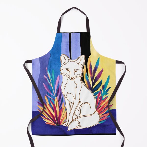 Item preview, Cute Fox. Adorable fox, watercolor fox, fox drawing, floral fox, fox image designed and sold by FoxVibes.