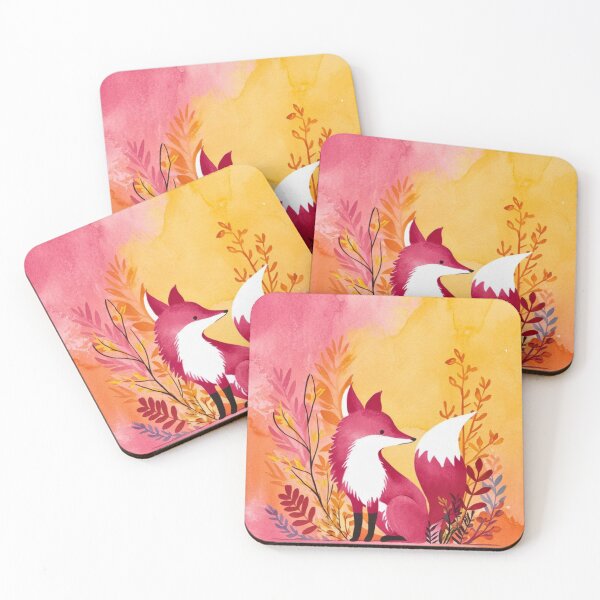 Item preview, Cute Fox. Adorable fox, watercolor fox, fox drawing, floral fox, fox image designed and sold by FoxVibes.
