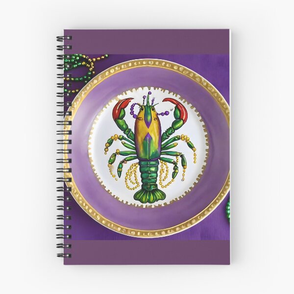 Item preview, Little Mardi Gras Crawdaddy Plate designed and sold by BougieSouthern.