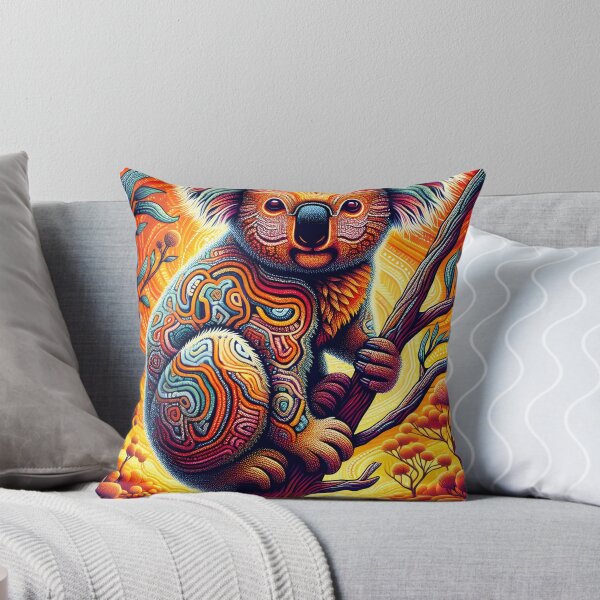 Item preview, Aboriginal Painting Koala in a Tree Psychedelic designed and sold by Travelcases.