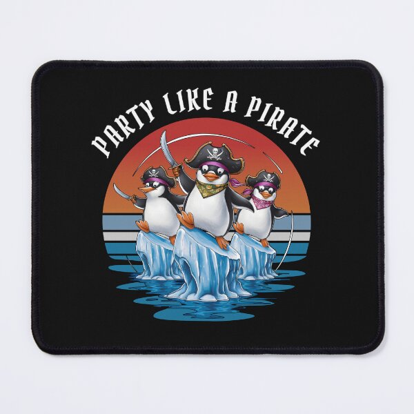 Item preview, Talk like a pirate - Arrrctic Adventures Iceberg navigation Penguins designed and sold by Oz64.