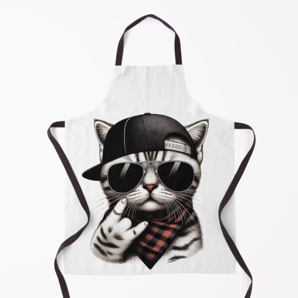 Item preview, Cat Kitten Yo Yo Honey Singh Gesture sketch art Hip hopper style designed and sold by ZulryLifestyles.