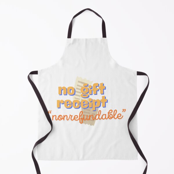 Item preview, no gift receipt designed and sold by Gerardo Segismundo.